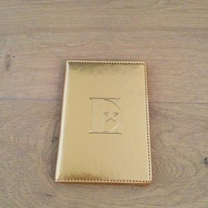 BRAND NEW Gold Elton John Passport Holder
